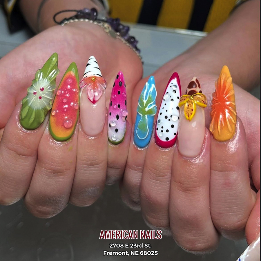 American Nails_Summer nail idea